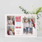 リッメリートルクリスマス |赤/淡青 シーズンカード (スタンド正面)