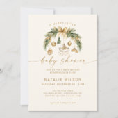 リッメリートルベビーシャワーオーナメント男女兼用 招待状 (正面)