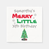 リッメリートル誕生日 スタンダードカクテルナプキン (正面)