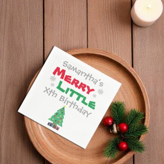 リッメリートル誕生日 スタンダードカクテルナプキン