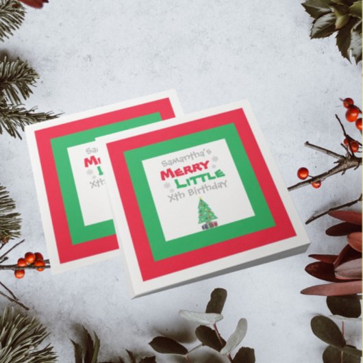 リッメリートル誕生日 スタンダードカクテルナプキン