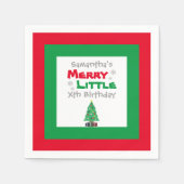 リッメリートル誕生日 スタンダードカクテルナプキン (正面)