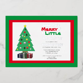 リッメリートル誕生日 箔招待状