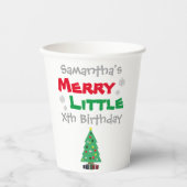 リッメリートル誕生日 紙コップ (正面)