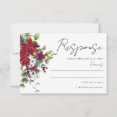 リッメリート結婚 出欠カード (正面)