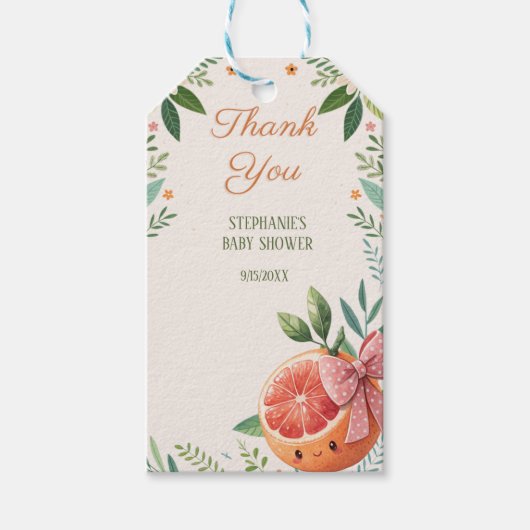 リッモダントかわいこちゃんグレープフルイットシトラステーマ ギフトタグ (正面)