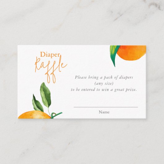 リッモダントルかわいこちゃんおむつラッフル エンクロージャーカード (正面)