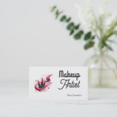 リッモダンプスティック・スウッシュ・メイクアップ・アーティスト 名刺 (スタンド正面)