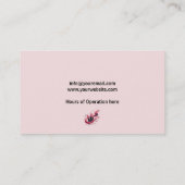 リッモダンプスティック・スウッシュ・メイクアップ・アーティスト 名刺 (裏面)