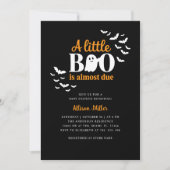 リッ不気味トルブー幽霊ベビーシャワー招待状 招待状 (正面)