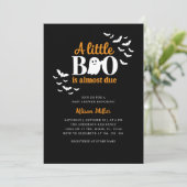 リッ不気味トルブー幽霊ベビーシャワー招待状 招待状 (スタンド正面)