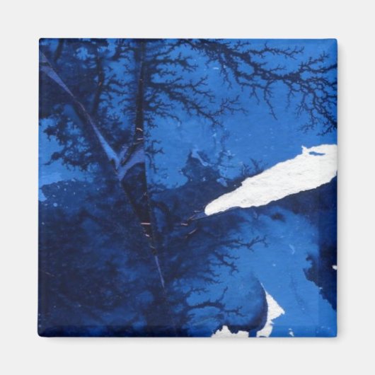 "リッ凍っていジ"抽象芸術アートマグネット マグネット (正面)