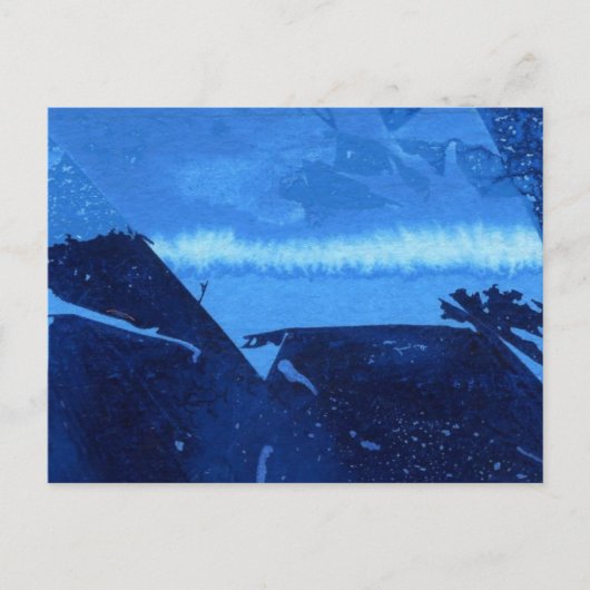 「リッ凍っていジ#2」抽象デザインはがき ポストカード (正面)