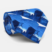 "リッ凍っていジ#3"抽象デザインタイ ネクタイ (ロール)