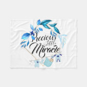 リッ大切トル奇跡 フリースブランケット (正面(横))