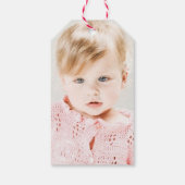 リッ恋しく思ク・カップケーキガールの1歳の誕生日パーティー ギフトタグ (裏面)