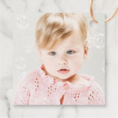 リッ恋しく思ク・カップケーキガールの1歳の誕生日パーティー フェイバータグ (裏面)