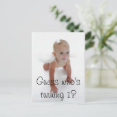 リッ恋しく思トル・エンジェル誰が1番に？ インビテーションポストカード (スタンド正面)