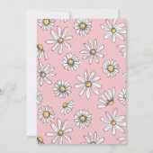 リッ恋しく思ト1ダーフルデイジー誕生日招待状-P 招待状 (裏面)