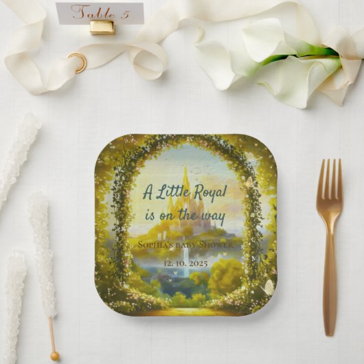 リッ王室のトルが進む | フェアユタレプリンセス ペーパープレート (ウェディング)