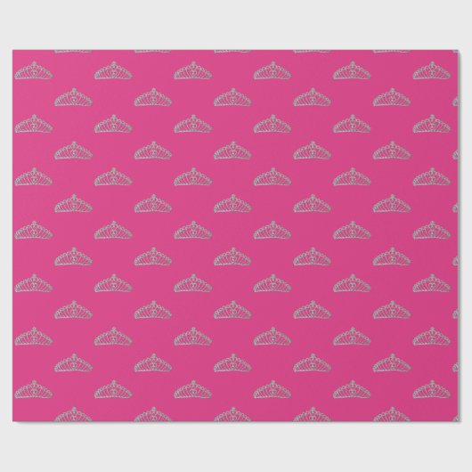 リッ王室のトルエレガントプリンセスティアラ ラッピングペーパー (フラット)