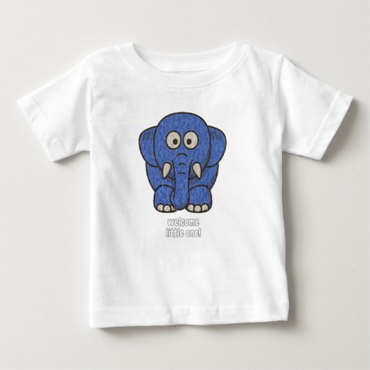 リッ生まれトル ベビーTシャツ (正面)