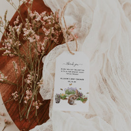 リッ疑問に思トル | 春ガーデンベビーシャワー ギフトタグ