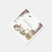 リッ疑問に思トル | 春ガーデンベビーシャワー スタンダードカクテルナプキン (角)