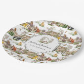 リッ疑問に思トル | 春ガーデンベビーシャワー ペーパープレート (アングル)