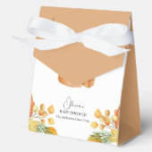 リッ素朴トかわいこちゃんカボチャのパイ秋ベビーシャワー フェイバーボックス (正面)