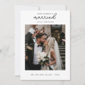 リッ結婚したトルクリスマスたった今結婚しました発表 シーズンカード (正面)