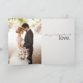 リッ結婚したトルクリスマス カード (内部)