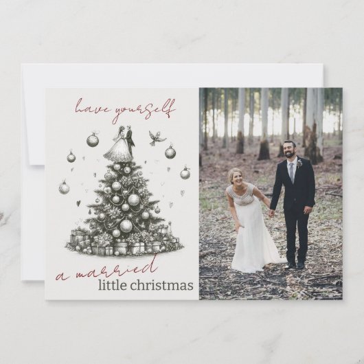 リッ結婚したトルクリスマス シーズンカード (正面)