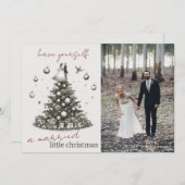 リッ結婚したトルクリスマス シーズンカード (正面/裏面)