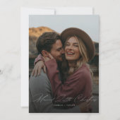 リッ結婚したトルクリスマス | 写真エレガントコラージュ シーズンカード (正面)