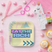 リッ食べチ90sヴィーブプレート ペーパープレート (パーティー)