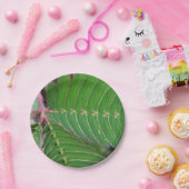 リッ魅力的トルグリーンリーフ紙プレート ペーパープレート (パーティー)