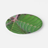 リッ魅力的トルグリーンリーフ紙プレート ペーパープレート (アングル)