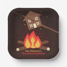 リテラおもしろいル引っ越し祝いパーティーパーティー ペーパープレート