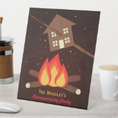 リテラおもしろいル引っ越し祝いパーティーパーティー 台座サイン (インサイチュ)