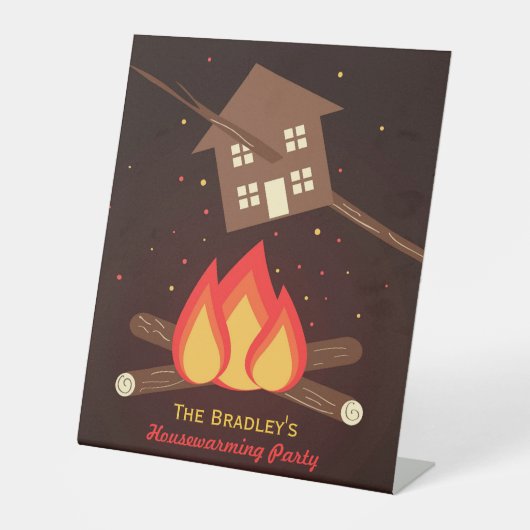 リテラおもしろいル引っ越し祝いパーティーパーティー 台座サイン (正面)