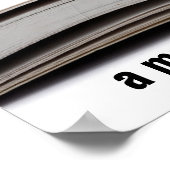 リテラシーを促進する学校の心理学者プリント ポスター (角)