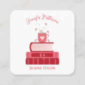 リテラシーコーチレッドブックススクウェアの名刺 スクエア名刺 (正面)