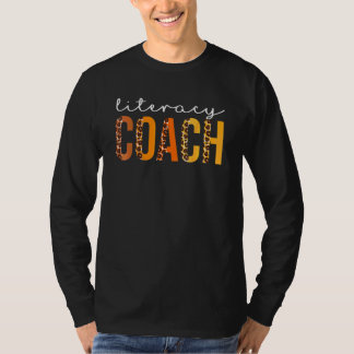 リテラシーコーチ レオパード スクワッド 可愛い 秋 紅葉 Tシャツ