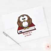 リテラシー読認識度:'sはHootである ラウンドシール (封筒)