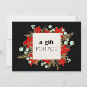 リテールクリスマスホリデーギフト証明書 (正面)