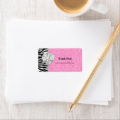 リテールジュエリーヒョウのレース真珠ハートピンク ラベル (インサイチュ)