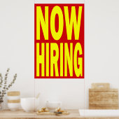 リテールポスターの看板を今採用 ポスター (キッチン)