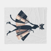 リテール・セラピー フリースブランケット (正面(横))