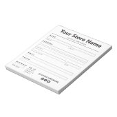 リテール/ブティック顧客ロイヤリティリワードメモ帳 ノートパッド (回転)